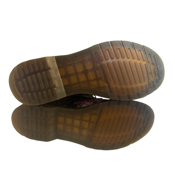 Dr. Martens Women's Pascal Rose Floral Combat Boots Black Size 10 - Picture 7 of 8